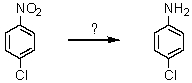 <strong>What reagent can effect the following transformation? </strong> A) Fe/HCl;then OH<sup>-</sup> B) NH<sub>2</sub>Cl C) H<sub>3</sub>PO<sub>2</sub> D) CuCN E) HONO;then NH<sub>3</sub>