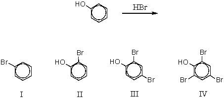 <strong>Indicate the correct product,if any,of the following reaction. </strong> A) I B) II C) III D) IV E) There is no net reaction.