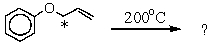 <strong>Which product is likely to be obtained during the following reaction of the isotope-labeled allyl ether (14C-isotopic site marked with an asterisk)? </strong> A) I B) II C) III D) IV E) V