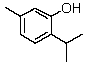 <strong>Thymol,isolated from thyme,has the following structure: Which of the following types of signal is NOT expected to be observed in its NMR spectrum?</strong> A) singlet B) doublet C) triplet D) septet E) all of the above types of signals are expected to be observed