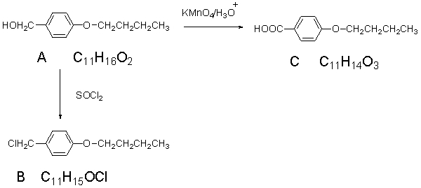 The spectra shown below are for the compound A.Explain each spectrum with labeling all the peaks and Identify compounds A-C. IR Spectrum of Compound A <sup>1</sup>HNMR Spectrum of Compound A <sup>13</sup>CNMR Spectrum of Compound A 9 different signals = 9 different protons