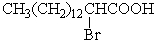 <strong>What would be the product,X,of the following reaction sequence?  </strong> A)   B)   C) CH<sub>3</sub>(CH<sub>2</sub>)<sub>11</sub>CH<sub>2</sub>NH<sub>2</sub> D) CH<sub>3</sub>(CH<sub>2</sub>)<sub>12</sub>CONH<sub>2</sub> E) CH<sub>3</sub>(CH<sub>2</sub>)<sub>12</sub>COBr <div style=padding-top: 35px> 