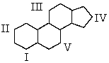 <strong>The synthesis of cortisone required placing a ketone function at the 11-position of a steroid.Where is position 11?  </strong> A) I B) II C) III D) IV E) V <div style=padding-top: 35px> 