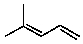 <strong>Compound X has the molecular formula C<sub>6</sub>H<sub>10</sub>.X decolorizes bromine in carbon tetrachloride.X also shows IR absorption at about 3300 cm<sup>-1</sup>.When treated with excess hydrogen and a nickel catalyst,X yields 2-methylpentane.The most likely structure for X is:</strong> A) B) C) D) E)