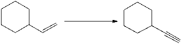 <strong>What reagent sequence might accomplish the following transformation? </strong> A)1)Br<sub>2</sub>,2)excess KOH,3)H<sub>3</sub>O<sup>+</sup> B)1)HBr,2)excess KOH,3)H<sub>3</sub>O<sup>+</sup> C)1)HBr,2)excess NaNH<sub>2</sub>,3)H<sub>3</sub>O<sup>+</sup> D)1)Br<sub>2</sub>,2)excess NaNH<sub>2</sub>,3)H<sub>3</sub>O<sup>+</sup> E)none of these choices