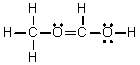 <strong>Which of the following is the Lewis structure for CH<sub>3</sub>CH<sub>2</sub>O<sub>2</sub>H?</strong> A) B) C) D) E)None of these choices.