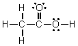 <strong>Which of the following is the Lewis structure for CH<sub>3</sub>CO<sub>2</sub>H?</strong> A) B) C) D) E)