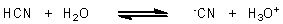 <strong>Which pair of species are both bases in the following reaction? </strong> A)H<sub>2</sub>O and CN<sup>-</sup> B)H<sub>3</sub>O<sup>+</sup> and H<sub>2</sub>O C)HCN and H<sub>3</sub>O<sup>+</sup> D)HCN and CN<sup>-</sup><sup> </sup> E)H<sub>3</sub>O<sup>+</sup> and CN<sup>-</sup>