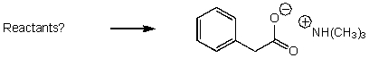 What reactants would give the following products?  