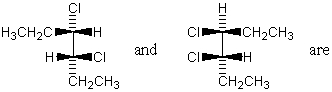 <strong>The molecules shown are: </strong> A)enantiomers. B)diastereomers. C)constitutional isomers. D)two conformations of the same molecule. E)not isomeric.