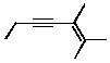 <strong>What is an IUPAC name for </strong> A)2,3-methylhept-2-en-4-yne B)1,1,3-trimethylhex-3-yn-1-ene C)1,1,3-trimethyl-3-hexyn-1-ene D)2,3-dimethyl-2-hepten-4-yne E)5,6-dimethyl-5-hepten-3-yne