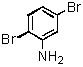 <strong>The correct name for the compound shown below is: </strong> A)3,4-Dibromoaniline B)2,4-Dibromoaniline C)2,5-Dibromoaniline D)3,6-Dibromoaniline E)2,6-Dibromoaniline