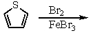 <strong>If thiophene is an aromatic molecule and reacts similarly to benzene,how many (neutral)monobromothiophenes could be obtained in the following reaction? </strong> A)1 B)2 C)3 D)4 E)5