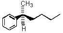 <strong>The complete name for the following compound is: </strong> A)sec-Hexylbenzene B)2-Phenylhexane C)(R)-2-Phenylhexane D)(S)-2-Phenylhexane E)Butylmethylphenylmethane
