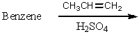 <strong>Which of the following reactions would yield cumene as the major product?</strong> A) B) C) D) E)All of these choices.