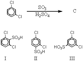 <strong>The major product(s),C,of the following reaction, would be:</strong> A)I B)II C)III D)Approximately equal amounts of I and II. E)Approximately equal amounts of I and III.