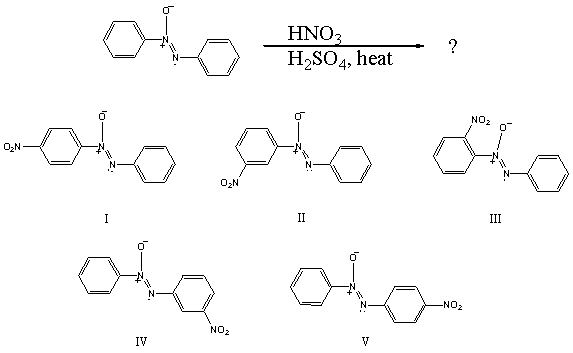 What would you expect to be the major product obtained from the following reaction?