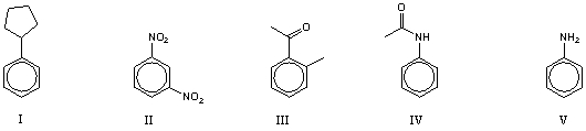 Which of the following compounds would be most reactive toward electrophilic substitution?