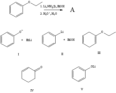 The major product(s),A,of the following reaction, would be: