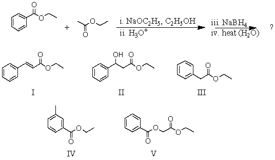 What would be the product of the following sequence?  