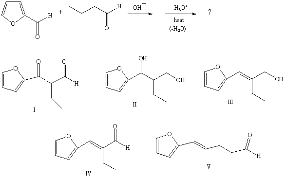 What would be the major product of the following reaction?