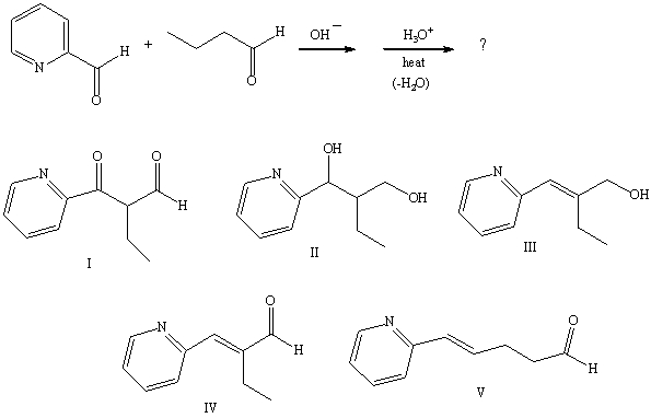 What would be the major product of the following reaction?