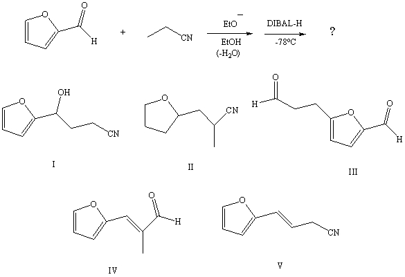 What would be the product of the following reaction sequence?