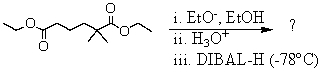 What is the final product of the following reaction sequence? Give structural details of all significant intermediates.