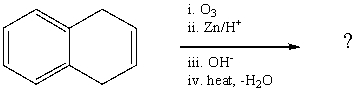 What is the final product of the following reaction sequence? Give structural details of all significant intermediates.