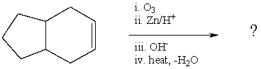 What is the final product of the following reaction sequence? Give structural details of all significant intermediates.