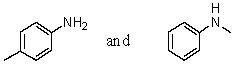 <strong>Which reagent would serve as the basis for a simple chemical test that would distinguish between the pair of compounds listed below? </strong> A)Tollens' test B)Dilute NaHCO<sub>3</sub> C)Hinsberg test D)Iodoform test E)None of these choices.