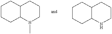 <strong>Which reagent would serve as the basis for a simple chemical test that would distinguish between the pair of compounds listed below? </strong> A)AgNO<sub>3</sub> in H<sub>2</sub>O B)Dilute NaHCO<sub>3</sub> C)Dilute NaOH D)C<sub>6</sub>H<sub>5</sub>SO<sub>2</sub>Cl/OH<sup>-</sup>,then H<sub>3</sub>O<sup>+</sup> E)Dilute HCl