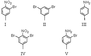 <strong>Consider the synthesis below.What is compound B? </strong> A)I B)II C)III D)IV E)V
