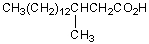 <strong>Which fatty acid is not likely to occur commonly in natural sources?</strong> A)CH<sub>3</sub>(CH<sub>2</sub>)<sub>12</sub>COOH B)CH<sub>3</sub>(CH<sub>2</sub>)<sub>14</sub>COOH C) D) E)