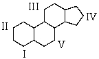 <strong>The synthesis of cortisone required placing a ketone function at the 11-position of a steroid.Where is position 11? </strong> A)I B)II C)III D)IV E)V