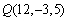 Find the distance between the points and .