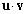 Two vectors u and v are given. Find their dot product .