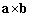 For the given vectors a and b, find the cross product .