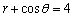 Convert the polar equation to rectangular coordinates.