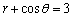 Convert the polar equation to rectangular coordinates.