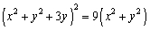 Sketch a graph of the rectangular equation. [Hint: First convert the equation to polar coordinates.]  <div style=padding-top: 35px> 