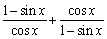 Simplify the trigonometric expression.  <div style=padding-top: 35px> 