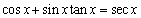 Verify the identity.  <div style=padding-top: 35px> 