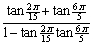 Use an addition or subtraction formula to write   and find the exact value.<div style=padding-top: 35px> 