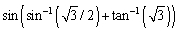 Find the exact value of the expression.  <div style=padding-top: 35px> 