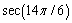 Find the exact value of .