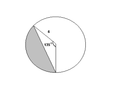 Find the area of the shaded region.