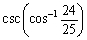 Find the exact value of the expression.
