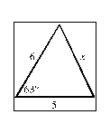  Use the Law of Cosines to find  x  .   