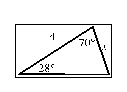  Use either the Law of Sines or the Law of Cosines to find  x  .   